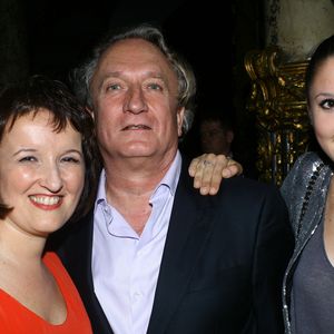 Anne Roumanoff, Philippe Vaillant et leur fille Alice inaugurent la statue de cire au Musée Grévin à Paris.

Photo : JLPPA / Bestimage