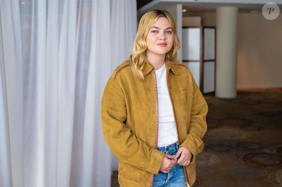 Louane Emera à Amsterdam en promo de l'Eurovision 2025



Pictured: Louane Emera