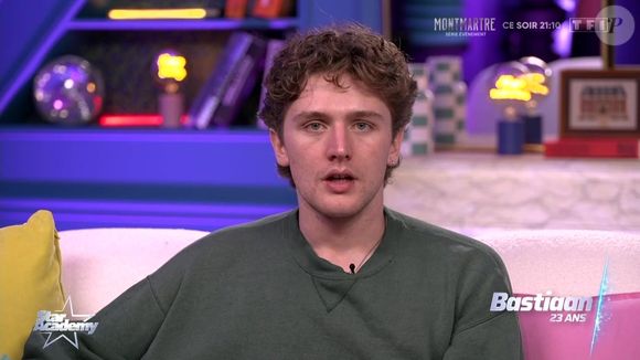 Bastiaan dans la quotidienne de la Star Academy sur TF1.