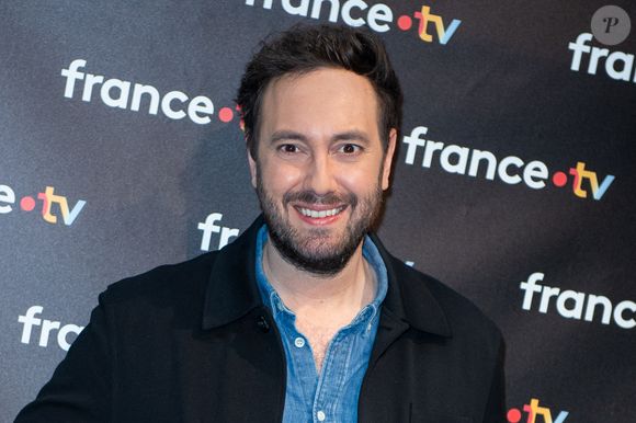 Adrien Rohard assiste au 40ème anniversaire de l'émission Tele Matin dans les locaux de France Télévision à Paris, France, le 06 février 2025. Photo by Aurore Marechal/ABACAPRESS.COM