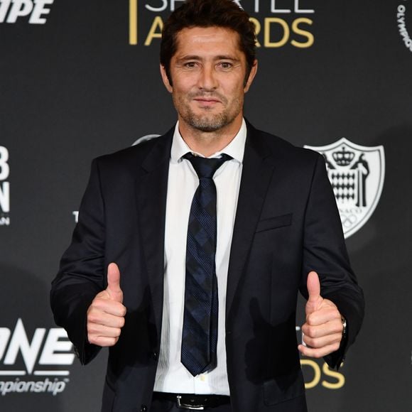 Bixente Lizarazu lors de la soirée des Sportel Awards 2018 au Grimaldi Forum à Monaco, le 23 octobre 2018. © Bruno Bebert/Bestimage