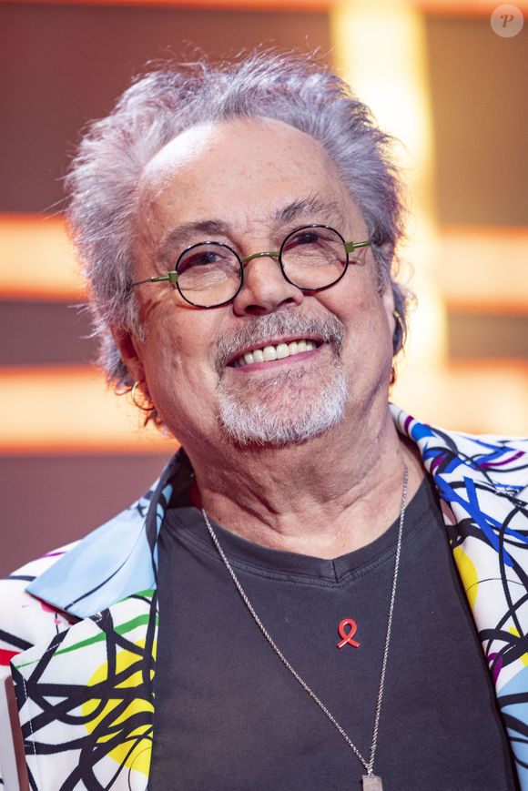 Le chanteur a récemment divorcé de son épouse Laeticia, qu'il avait épousé en 1990

Exclusif - Patrick Hernandez lors de l'enregistrement de la soirée "Les 30 ans du sidaction - la soirée événement" au Grand Rex à Paris diffusée le 23 mars 2024 sur France 2.
© Cyril Moreau / Coadic Guirec / Bestimage