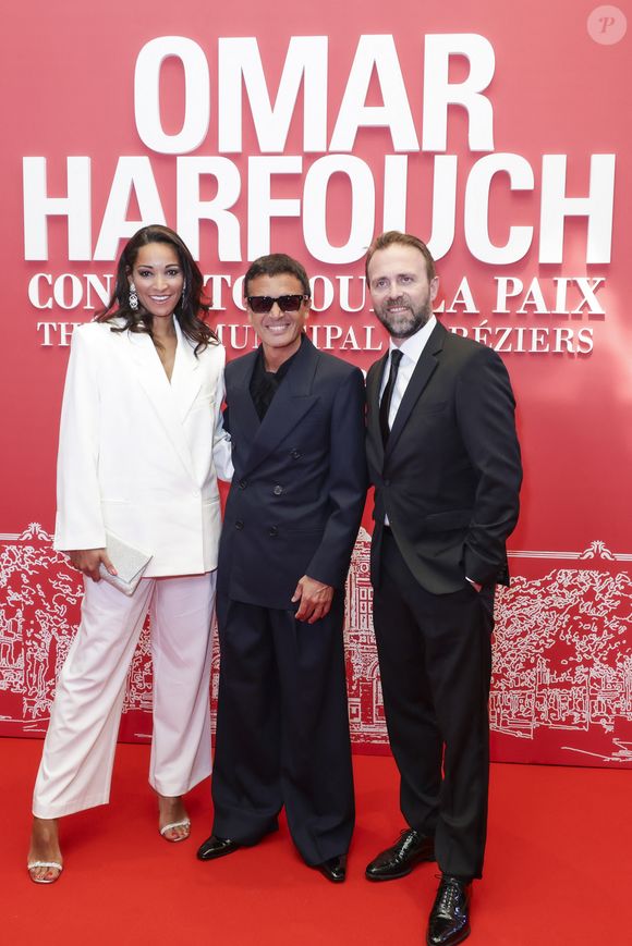 Exclusif - Cindy Fabre et son mari Sylvain, Omar Harfouch - Concerto pour la paix de Omar Harfouch au théâtre de Béziers le 8 mai 2025 © Jack Tribeca / Bestimage