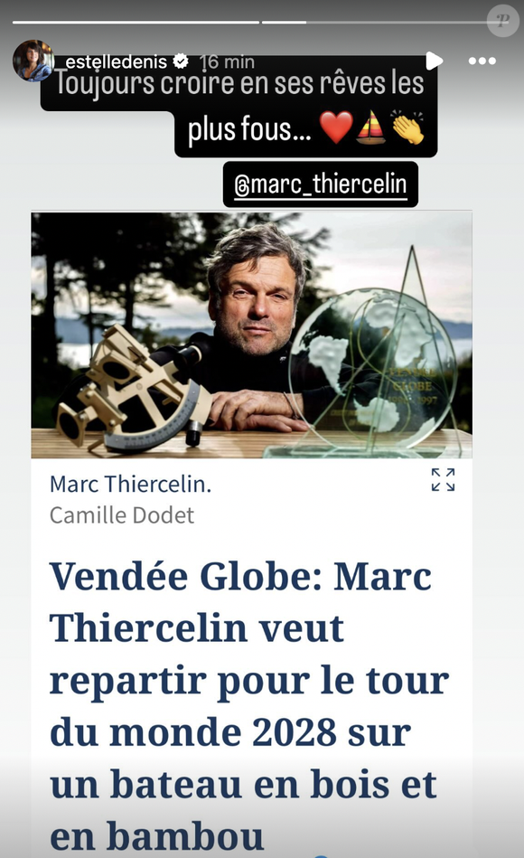 Et depuis beaucoup de choses ont changé mais il vient quand même de se lancer dans un projet totalement fou !

Marc Thiercelin vient d'annoncer au Figaro son intention de participer au Vendée Globe 2028