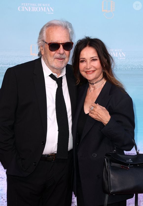 Pierre Arditi et sa femme Evelyne Bouix - Tapis rouge de la soirée d'ouverture de la 7ème édition du festival Cineroman à Nice le 29 septembre 2025. © Dominique Jacovides - Bruno Bebert / Bestimage