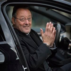 Jean Reno - Obsèques de Johnny Hallyday en l'église La Madeleine à Paris, France, le 9 décembre 2017. © Luc Castel/Bestimage