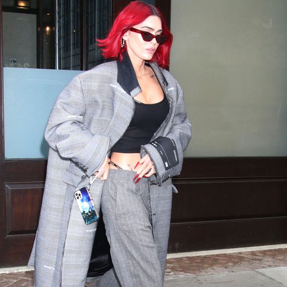 Megan Fox quitte son hôtel, New York City, USA, le 9 novembre 2023.
