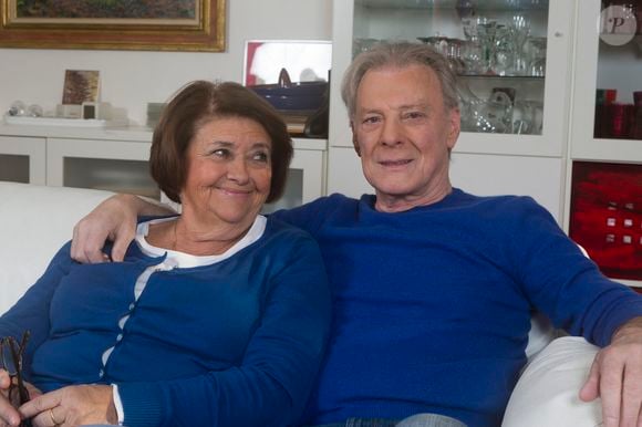 Herbert Léonard et sa femme Cléo chez eux à Barbizon en 2016. © JLPPA / Bestimage