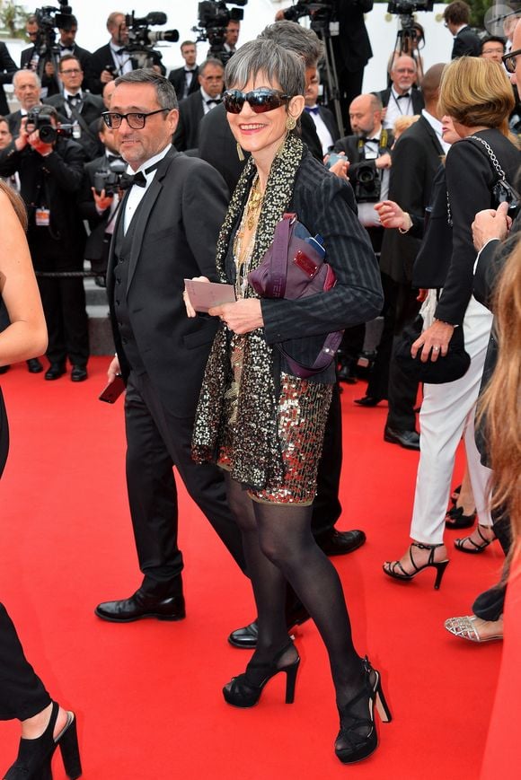 Isabelle Morini-Bosc arrivant au Palais des Festivals pour la projection du film Macbeth dans le cadre du 68e Festival de Cannes à Cannes, France, le 23 mai 2015. Photo by Nicolas Briquet/ABACAPRESS.COM