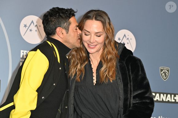 Jamel Debbouze et Melissa Theuriau posant pour un photocall lors du 29ème Festival du Film de Comédie à L'Alpe d'Huez, France, le 21 janvier 2026. Photo par Mireille Ampilhac/ABACAPRESS.COM