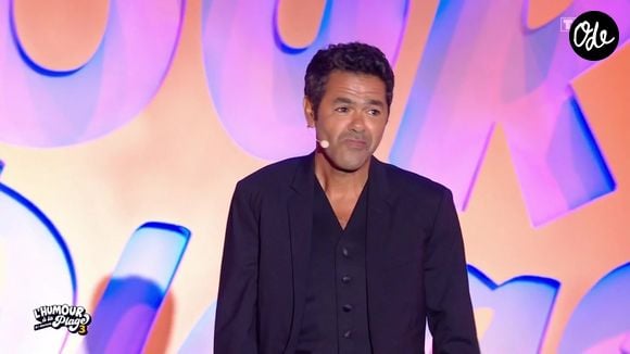 Jamel Debbouze lors de la troisième édition du Festival "L'humour à la plage" diffusée sur TF1 jeudi 27 août 2026

Capture d'écran TF1 "L'humour à la plage"