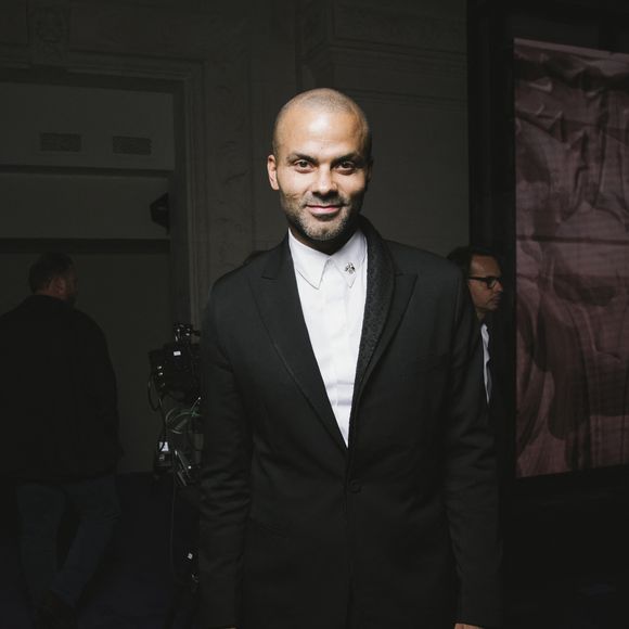 Tony Parker au Front Row du défilé Messika Collection Prêt-à-Porter Printemps-Été 2026 lors de la Fashion Week de Paris (PFW), au Musée des Arts décoratifs, à Paris, France, le 3 octobre 2026. © Sam Delpech/Bestimage