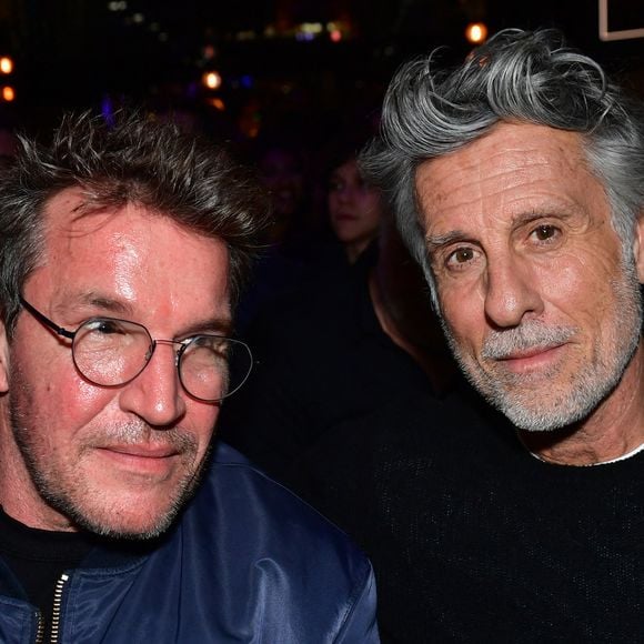Benjamin Castaldi  et Marc Simoncini - Y.Lidon, légende du kickboxing, a battu sur décision partagée C.Benzaquen au terme d’un combat acharné de cinq rounds au Grand Palais Éphémère le 9 février 2024. © Veeren / Bestimage