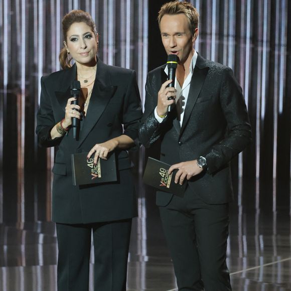 Léa Salamé et Cyril Féraud - Cérémonie de la 40ème édition des Victoires de la Musique à la Seine Musicale à Boulogne-Billancourt, France, le 14 février 2025. © Coadic Guirec/Bestimage