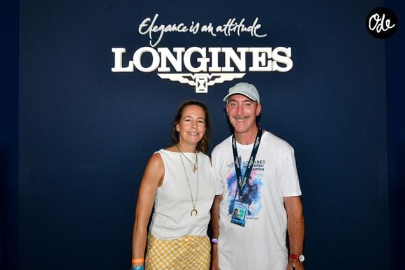 Exclusif - Marie Coupérie-Eiffel et Vincent Caumartin dans l'espace VIP, le Pavillon Eiffel, lors de la 12ème édition Longines Paris Eiffel Jumping au pied de la Tour Eiffel sur le Champ-de-Mars à Paris, France, le 21 juin 2026. © Perusseau-Veeren/Bestimage