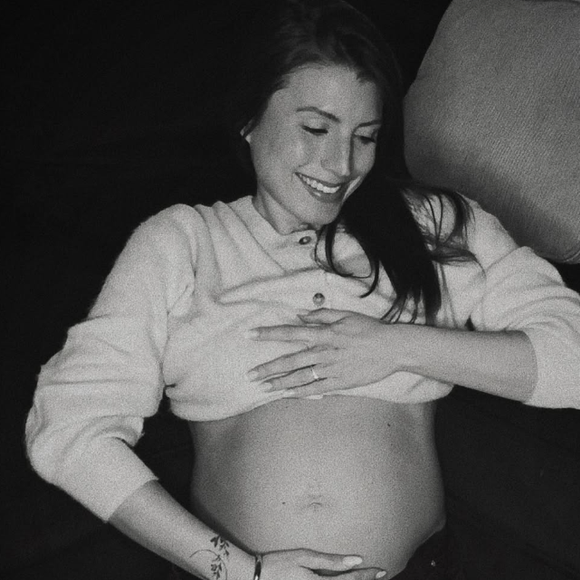 Delphine Tellier enceinte de son deuxième enfant, photo Instagram du 25 mars 2025