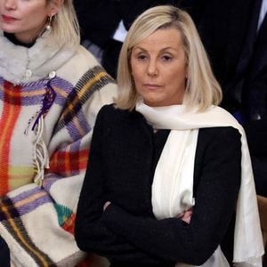 Laurence Ferrari assistant à la cérémonie de réouverture de la cathédrale Notre-Dame de Paris, le 7 décembre 2024. Photo by Dominique Jacovides/Pool/ABACAPRESS.COM