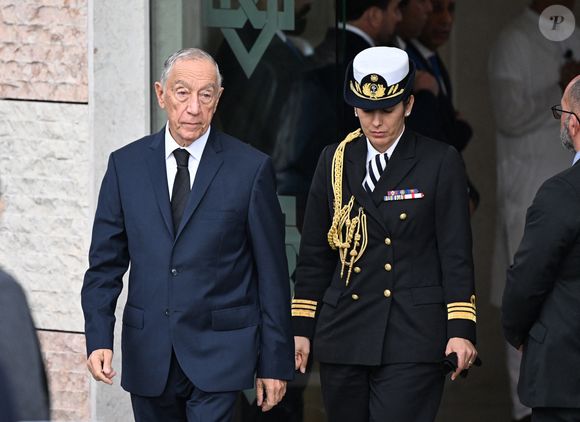 Marcelo Rebelo de Sousa Président de la République du Portugal - Funérailles de l'Aga Khan à Lisbonne le 8 février 2025. Photo de Bestimage
