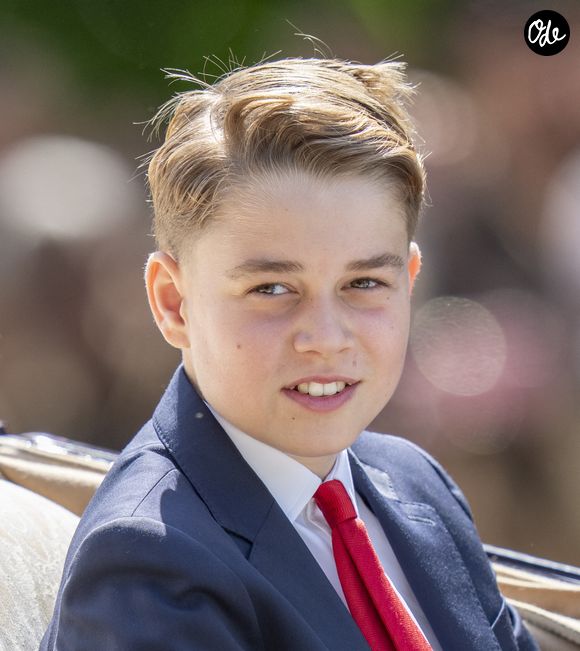 Le prince George de Galles, - Les membres de la famille royale britannique arrivent à Buckingham Palace pour la cérémonie Trooping the Colour à Londres, le 14 juin 2025. 
© Goff Inf / Bestimage