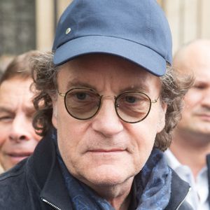 Francis Cabrel assistant aux funérailles de Dick Rivers à l'église Saint-Pierre de Montmartre à Paris, en France, le 2 mai 2019. Photo : ABACAPRESS.COM