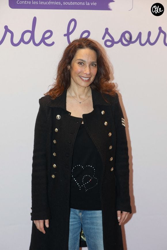 Marie Fugain à l'avant-première du clip "Je garde le sourire" réalisé pour l’Association Laurette Fugain dans le cadre de sa nouvelle campagne de sensibilisation au cinéma Mac Mahon à Paris le 15 octobre 2024.

© Christophe Clovis / Bestimage