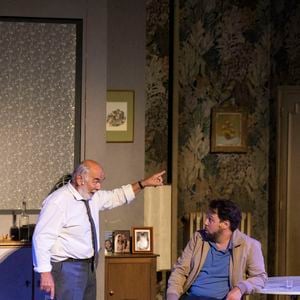 Exclusif - Gérard Jugnot, Arthur Jugnot - Représentation de la pièce de théâtre "Le jour du kiwi" au Théâtre de Verdure lors du 40ème Festival de Ramatuelle. Le 6 août 2024
Cyril Bruneau / Festival de Ramatuelle / Bestimage