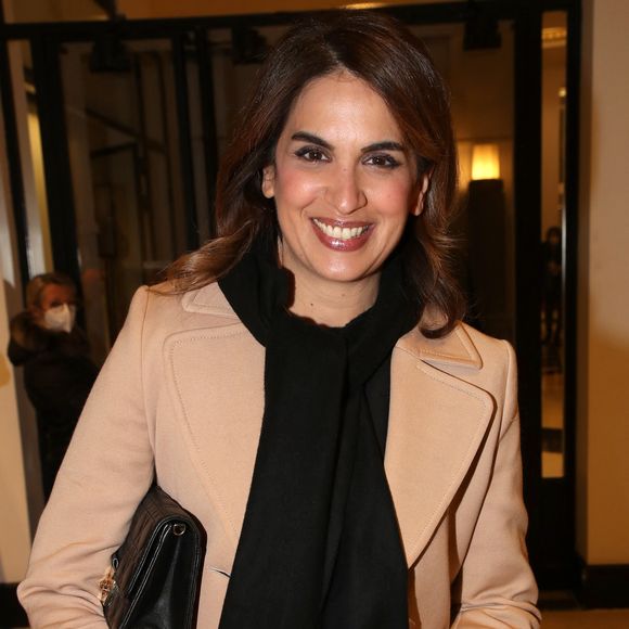 Exclusif - La journaliste Sonia Mabrouk - Laurent Gerra joue son spectacle "Sans Modération", Salle Pleyel à Paris le 09 janvier 2022 © Bertrand Rindoff Petroff / Bestimage