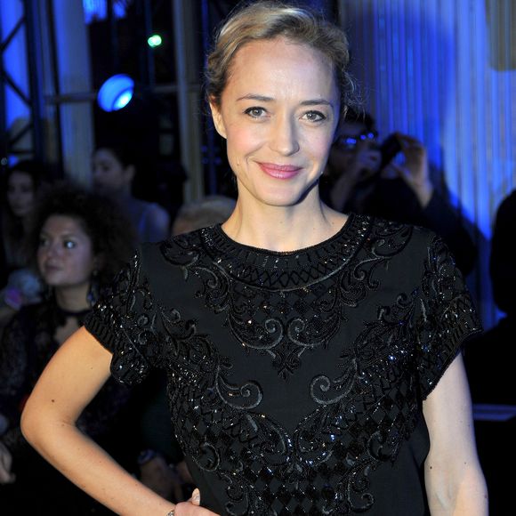 Hélène de Fougerolles - People au défilé Haute Couture Zuhair Murad Printemps-Eté 2016 à l'hôtel Potocki à Paris, le 27 janvier 2016. © Rachid Bellak/Bestimage