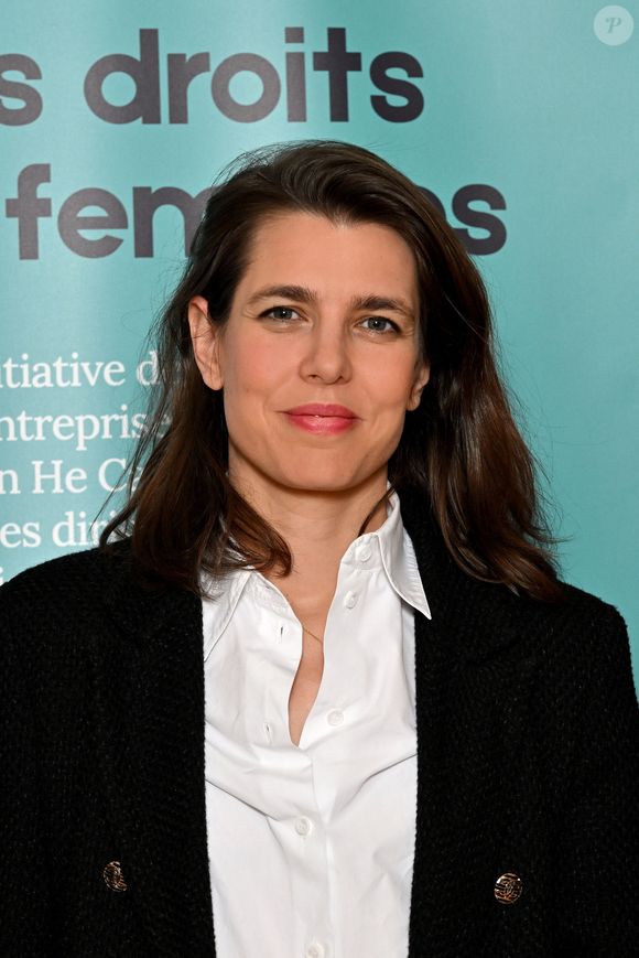 Charlotte Casiraghi a été invitée au 4eme Speed Mentoring, organisé à l'hôtel Columbus à Monaco à l'initiative de SheCanHeCan (SCHC) et l’association des femmes chefs d’entreprises de Monaco (AFCEM), le 5 mars 2025. © Bruno Bebert / Bestimage