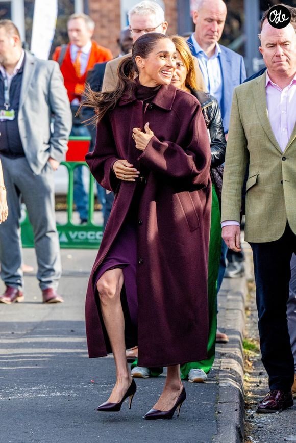Le prince Harry, duc de Sussex et Meghan Markle, duchesse de Sussex, lors de la visite de l'association caritative pour la jeunesse et la communauté 'The Community Recording Studio' dans le quartier de St Ann’s à Nottingham le 15 octobre 2026.

Photo : Backgrid USA / Bestimage