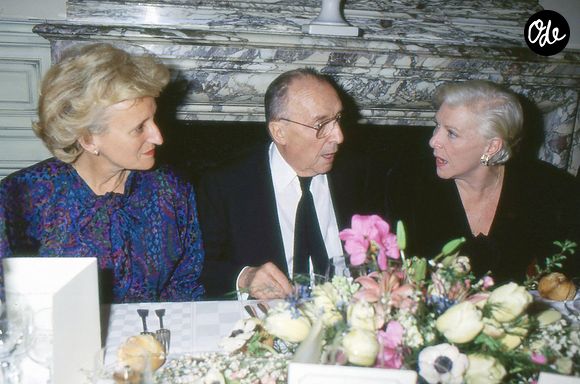 Bernadette Chirac, Loulou Gaste et Line Renaud à Paris, France, en 1988. © Bortoli//JLPPA/Bestimage