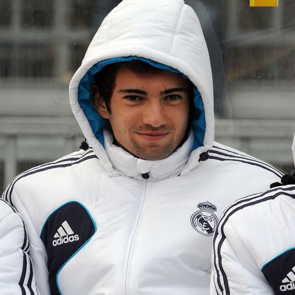 Le fils de Zinedine Zidan, Enzo Zidane, du Real Madrid, est photographié lors du Championnat U19 entre le Real Madrid et le Borussia Moenchengladbach au stade Rossstrasse à Duesseldorf, Allemagne, 31 mars 2013. Photo par Frederic Scheidemann/DPA/ABACAPRESS.COM