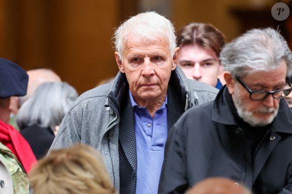 Patrick Poivre d'Arvor (PPDA) - Sorties des obsèques de l'ancien ministre de la Culture Frédéric Mitterrand en l'Église Saint-Thomas d'Aquin à Paris. Le 26 mars 2024
© Moreau-Jacovides / Bestimage