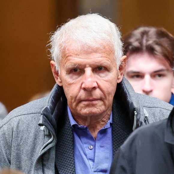 Patrick Poivre d'Arvor (PPDA) - Sorties des obsèques de l'ancien ministre de la Culture Frédéric Mitterrand en l'Église Saint-Thomas d'Aquin à Paris. Le 26 mars 2024
© Moreau-Jacovides / Bestimage