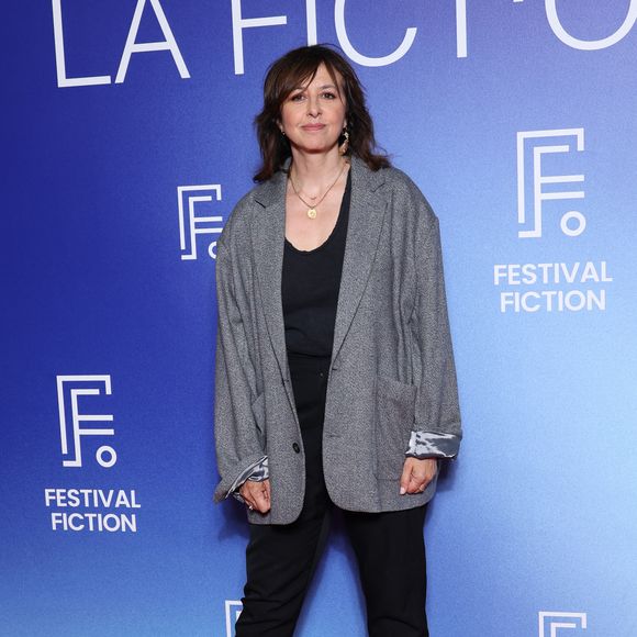 Valerie Bonneton lors de la cérémonie de clôture du 27ème Festival de la Fiction de la Rochelle, France, le 20 septembre 2025. © Denis Guignebourg/Bestimage