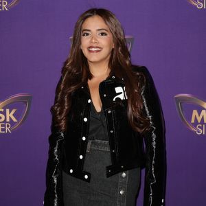 Inès Reg - Photocall officiel, organisé par TF1 et Musée Grévin, de la soirée "Watch Party" de lancement de la nouvelle saison de Mask Singer au Musée Grévin à Paris le 24 Avril 2026.
© Guirec Coadic / Bestimage