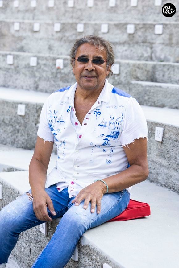 Exclusif - Laurent Voulzy et sa compagne Isaure Le Faou en répétition avant leur concert au théâtre de Verdure du 41ème Festival de Ramatuelle, le 9 août 2025. 
© Cyril Bruneau / Bestimage