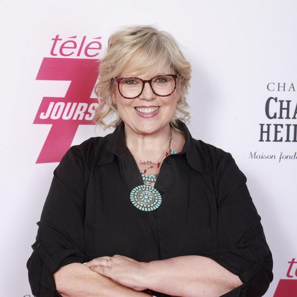 Exclusif - Laurence Boccolini - Soirée "Télé 7 Jours Summer Party" au restaurant "Monsieur Bleu" à Paris le 14 juin 2022. © Christophe Aubert via Bestimage