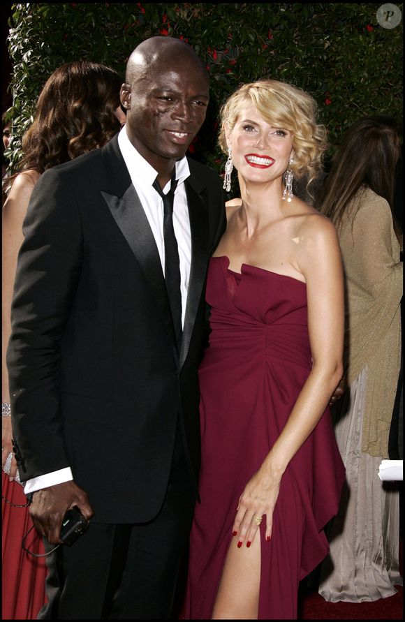 Heidi Klum et Seal à la 59ème soirée des Emmy Awards, le 16 septembre 2007. 

Photo : Juan Rico / Fame Pictures / Bestimage