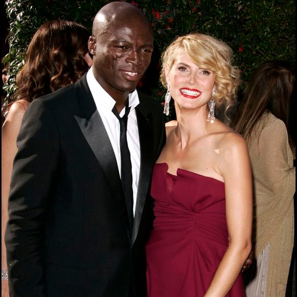 Heidi Klum et Seal à la 59ème soirée des Emmy Awards, le 16 septembre 2007. 

Photo : Juan Rico / Fame Pictures / Bestimage
