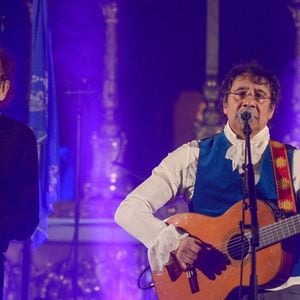 Alain Souchon pendant le concert de Laurent Voulzy à l'église St Sulpice à Paris, France le 22 Mars 2019. Photo Julien Reynaud/Aps-Medias/Abaca