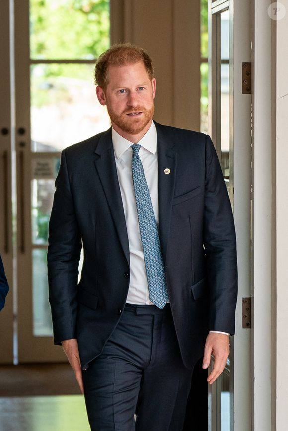 Le duc de Sussex arrive à la cérémonie annuelle des WellChild Awards 2023 au Hurlingham Club à Londres.  Le 7 septembre 2023. Photo by Aaron Chown/PA Photos/ABACAPRESS.COM