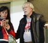 Ce n'est d'ailleurs pas la seule habitude que Cerise a, aux concerts de son mari.
Renaud et sa nouvelle compagne Cerise (qui est d'origine Nantaise) assistent au match de football de Ligue Europa entre le FC Nantes contre Qarabag FK (2-1) à Nantes le 27 octobre 2022. Panoramic / Bestimage