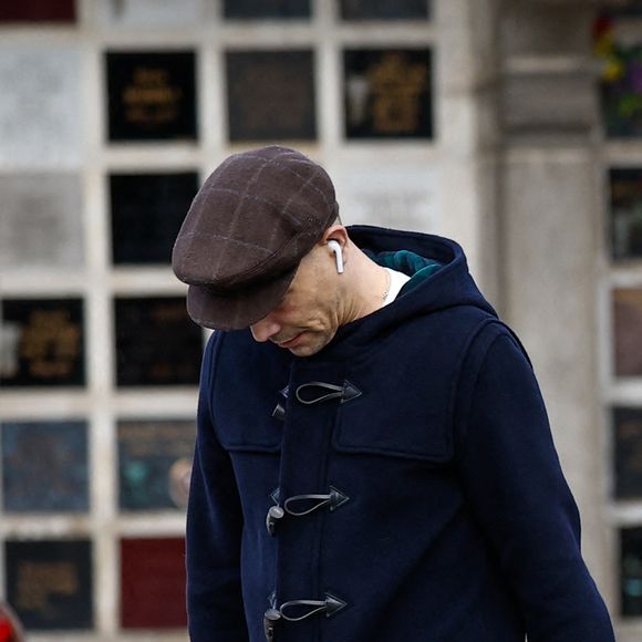 Steevy Boulay - Obsèques d'Isabelle Mergault à la Coupole du Père-Lachaise à Paris le 30 mars 2026. © Cyril Moreau - Dominique Jacovides / Bestimage