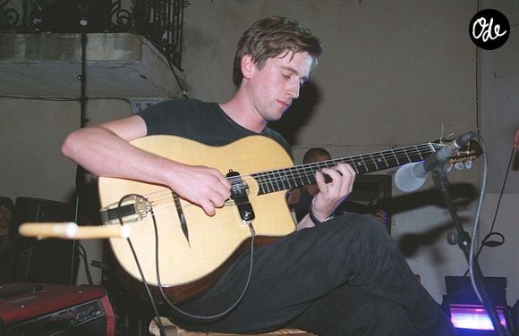 Thomas Dutronc aux Nuits des Guitares de Patrimonio en Corse, le 25 juillet 2000. © MAX COLIN / BESTIMAGE