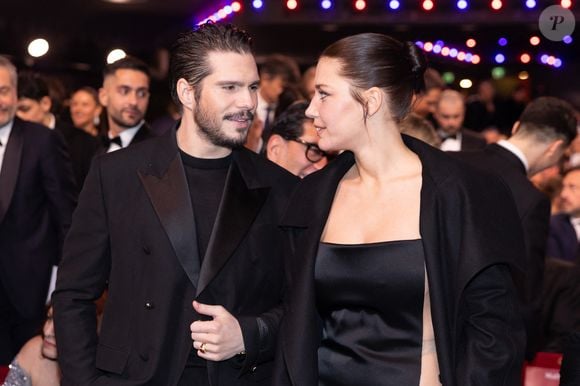 Adèle Exarchopoulos et son compagnon François Civil - Cérémonie de la 50ème édition de la cérémonie des César à l'Olympia à Paris, France, le 28 février 2025 © Dominique Jacovides - Olivier Borde / Bestimage