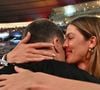 Cela faisait plusieurs mois qu'ils entretenaient le mystère quant à leur véritable relation

Iris Mittenaere et son compagnon Antoine Dupont - I.Mittenaere enlace son compagnon A.Dupont à l'issue de la victoire des Toulousains en finale du Top 14, face à Montpellier (28 - 20) au stade de France, le 27 juin 2026. 
© Christian Liewig / Bestimage