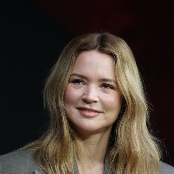 Virginie Efira lors d'une conversation avec V.Efira et C.Mastroianni dans le cadre de la 22ème édition du Festival International du Film de Marrakech, Maroc, le 30 novembre 2025. © Dominique Jacovides/Bestimage