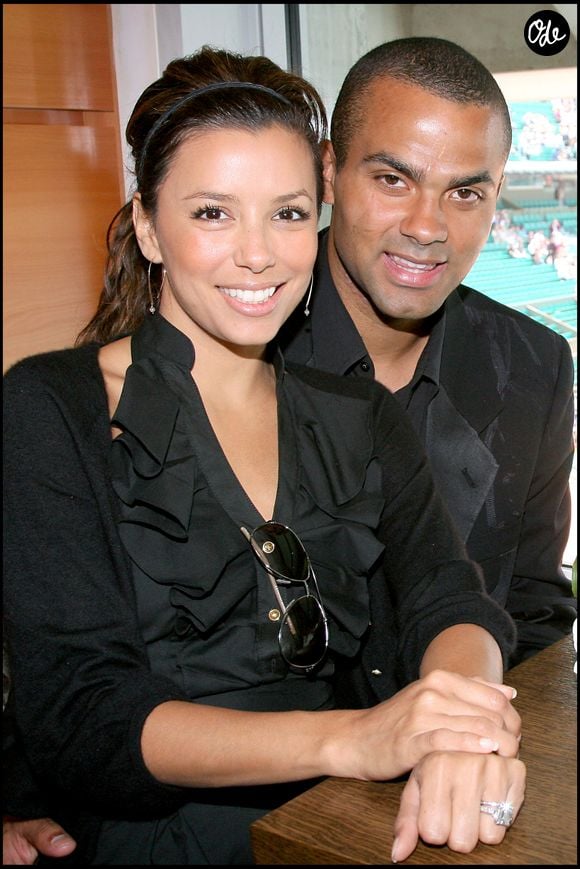 Eva Longoria et Tony Parker à Roland-Garros - 2009 RINDOFF-JACOVIDES / BESTIMAGE