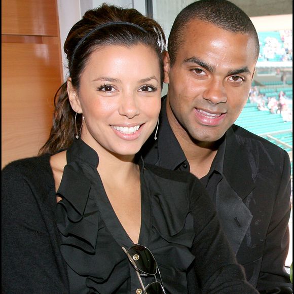 Eva Longoria et Tony Parker à Roland-Garros - 2009 RINDOFF-JACOVIDES / BESTIMAGE